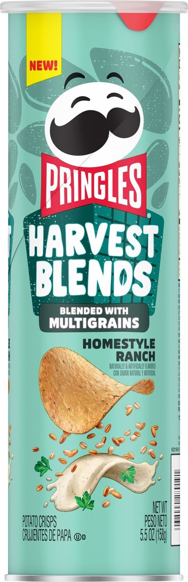 slide 8 of 9, Pringles Harvest Blends Potato Crisps Chips, Homestyle Ranch, 5.5 oz, 5.5 oz