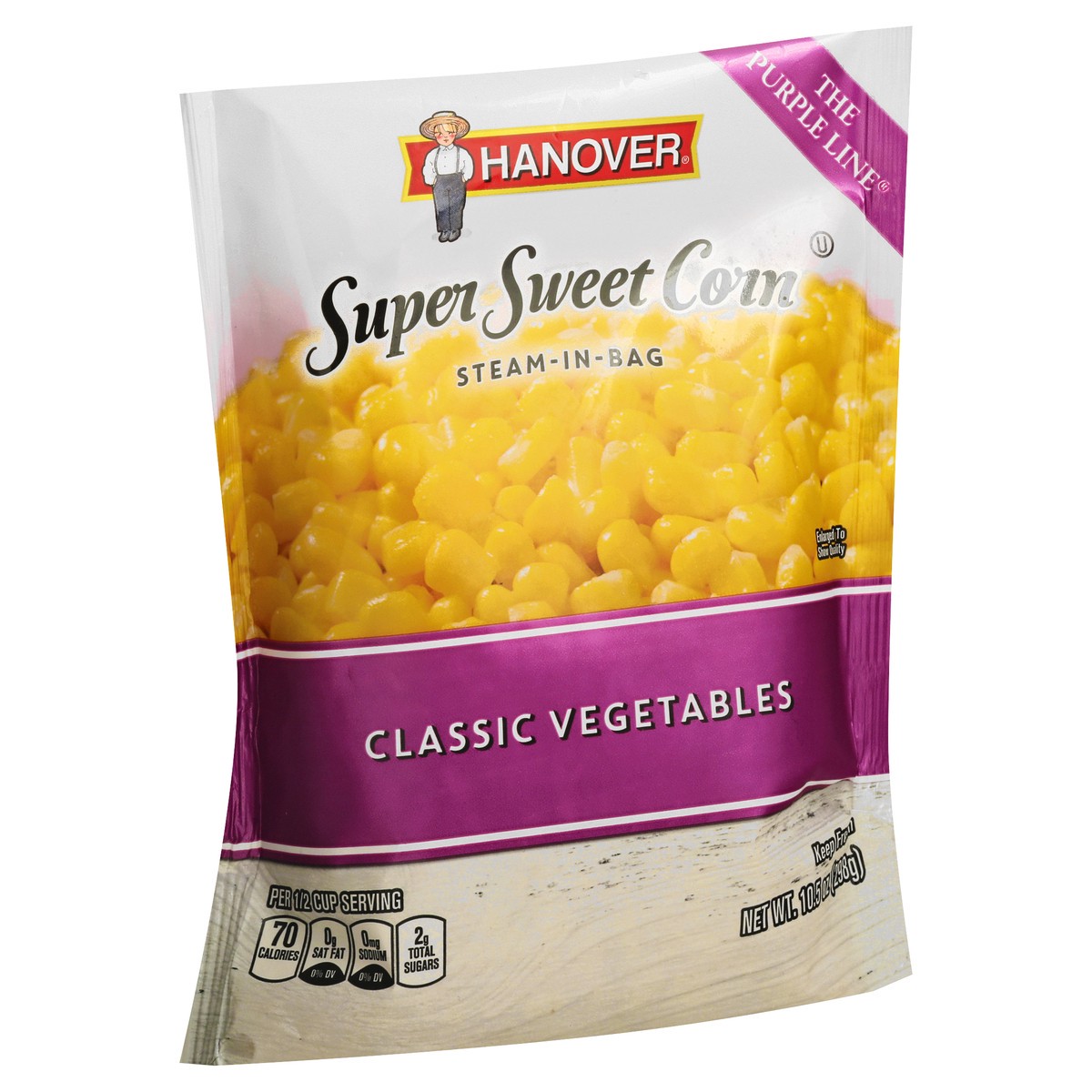 slide 2 of 9, Hanover Steam-in-Bag Super Sweet Corn 10.5 oz, 