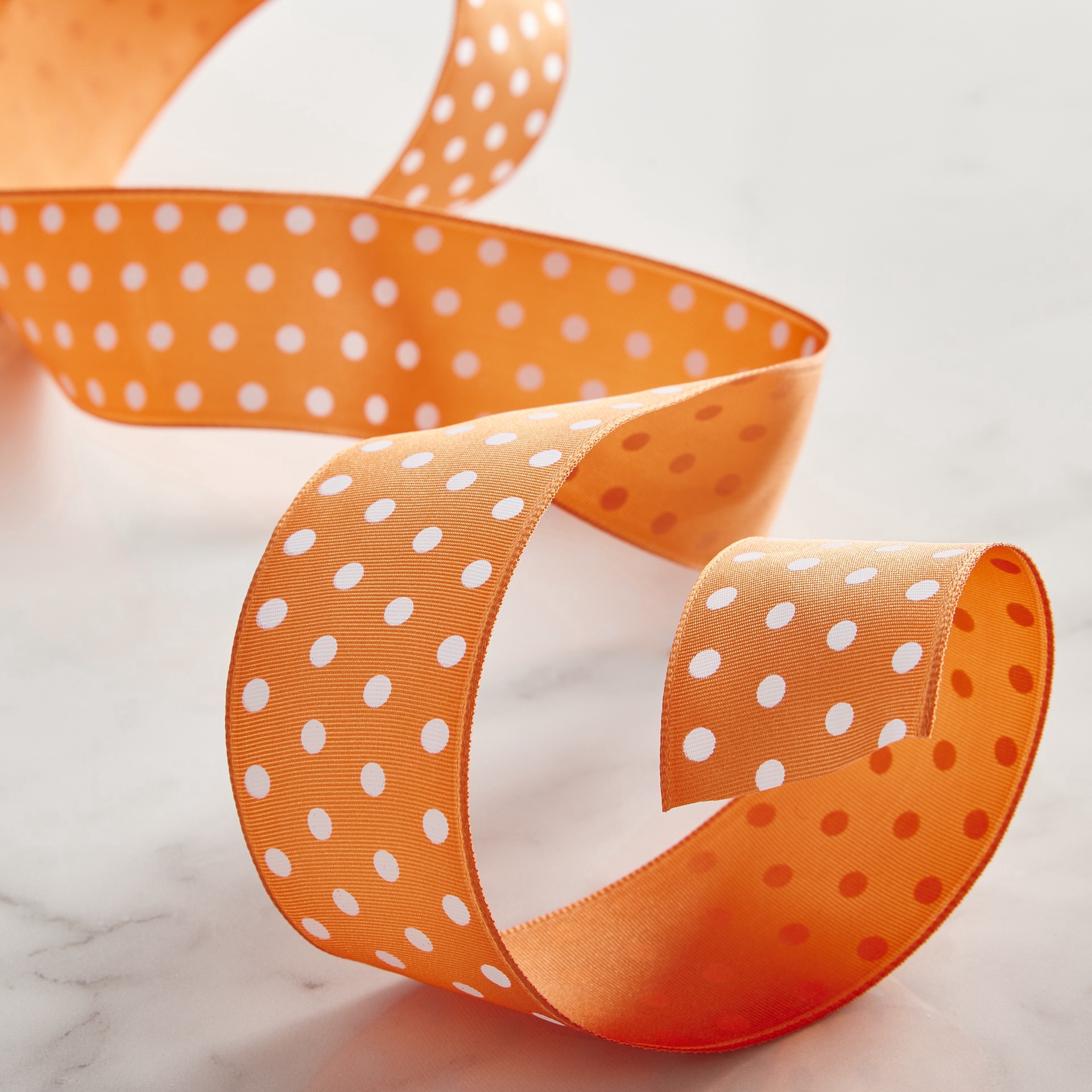 slide 3 of 4, 1.5" X 3yd. Sheer Wired Polka Dot Ribbon By Celebrate It, 1.5 in x 3 yd