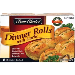 Best Choice Garlic Dinner Rolls
