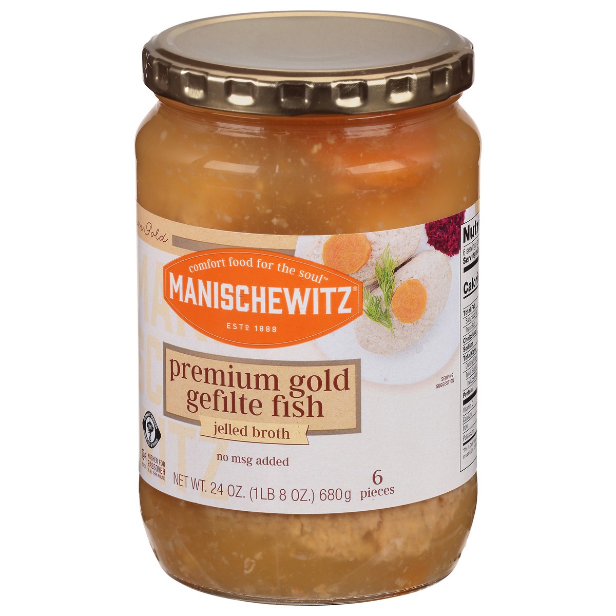 slide 8 of 9, Manischewitz Fish Gefilt, 24 oz