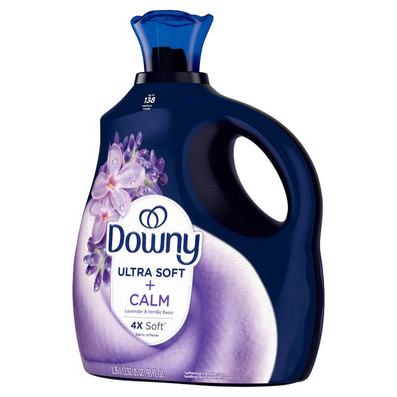 slide 3 of 13, Downy Ultra Soft and Calm Lavender and Vanilla Bean 93-oz 138 loads, 1 ct