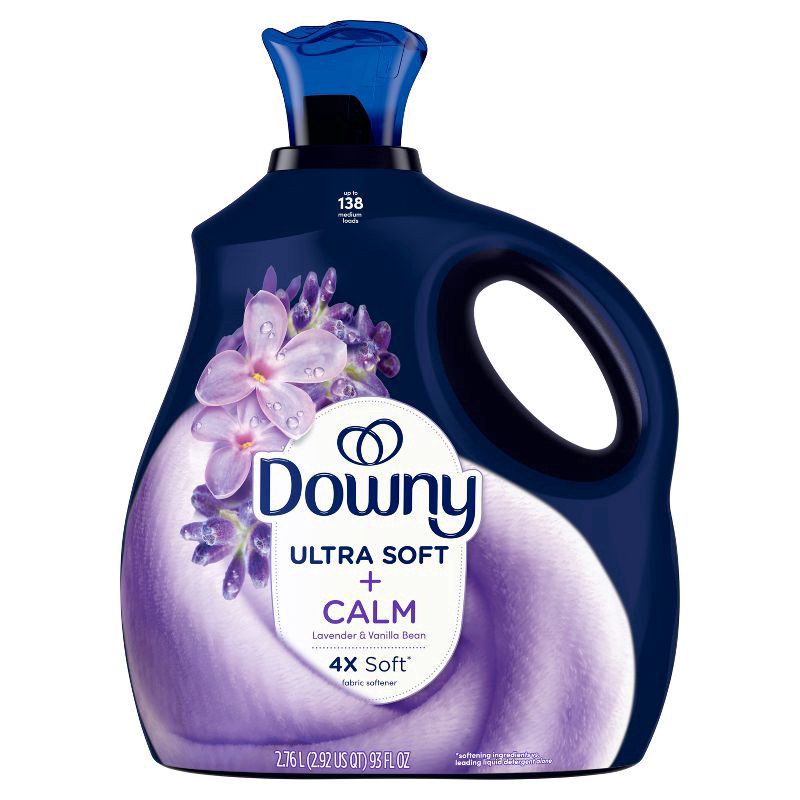 slide 8 of 13, Downy Ultra Soft and Calm Lavender and Vanilla Bean 93-oz 138 loads, 1 ct