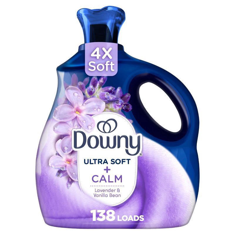 slide 1 of 13, Downy Ultra Soft and Calm Lavender and Vanilla Bean 93-oz 138 loads, 1 ct