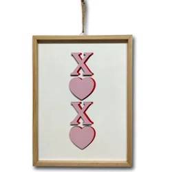 Holiday Home 8-Inch Block Sign - XOXO