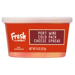 Fresh from Meijer Port Wine Cold Pack Cheese Spread, 8 oz.
