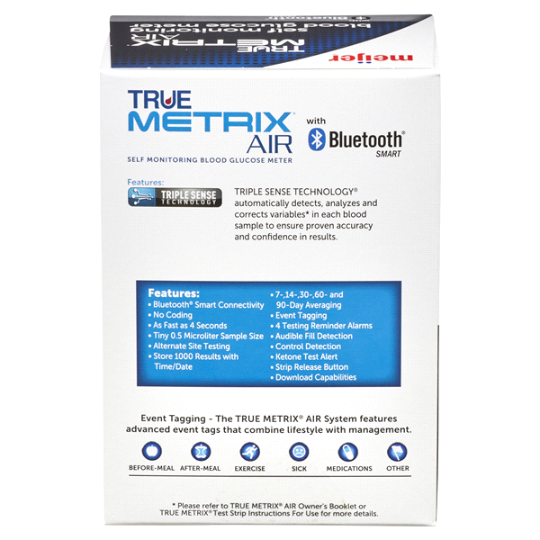 slide 20 of 29, Meijer True Metrix Air Self Monitoring Blood Glucose Meter, 1 ct