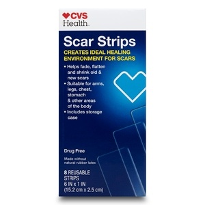 slide 1 of 1, CVS Health Scar Strips, 8 ct