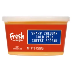 Fresh from Meijer Sharp Cheddar Cold Pack Cheese Spread, 8 oz.