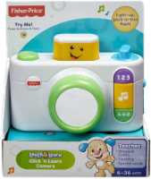 slide 1 of 1, Fisher-Price Laugh And Learn Click 'N Learn Camera - White, 1 ct