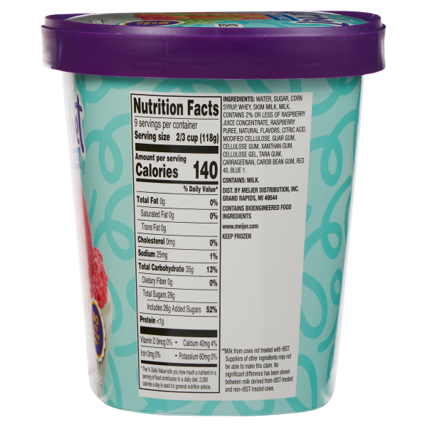 slide 8 of 21, Purple Cow Raspberry Sherbet, 1.5 qt, 1.5 qt