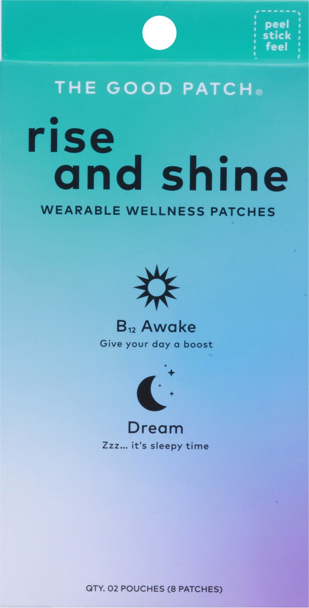 slide 10 of 12, The Good Patch Rise and Shine Wearable Wellness Patches 2 ea, 2 ct