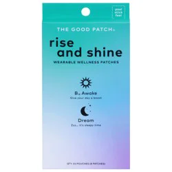 The Good Patch Rise and Shine Wearable Wellness Patches 2 ea