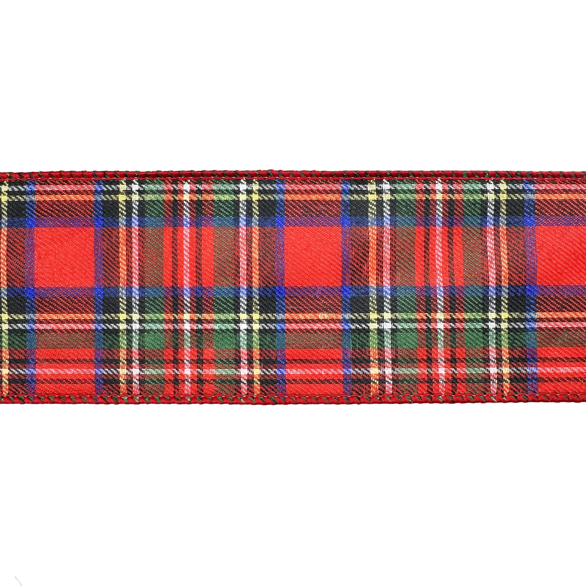 slide 4 of 4, 20.5" Red Tartan Plaid Tree Bow By Celebrate It, 11 in x 20.5 in