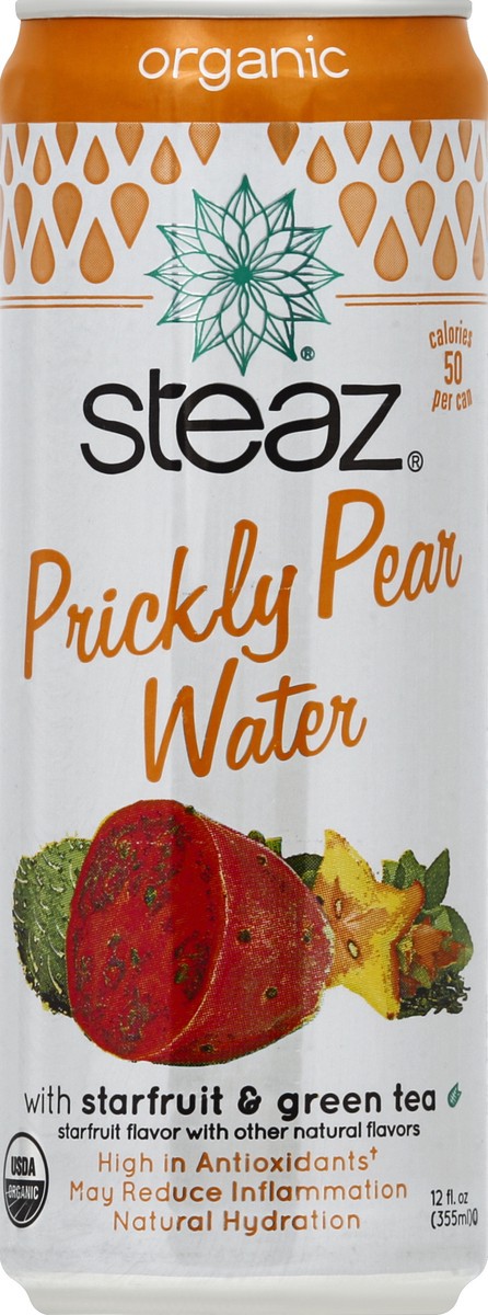 slide 2 of 2, Steaz Starfruit Cactus Water, 12 fl oz