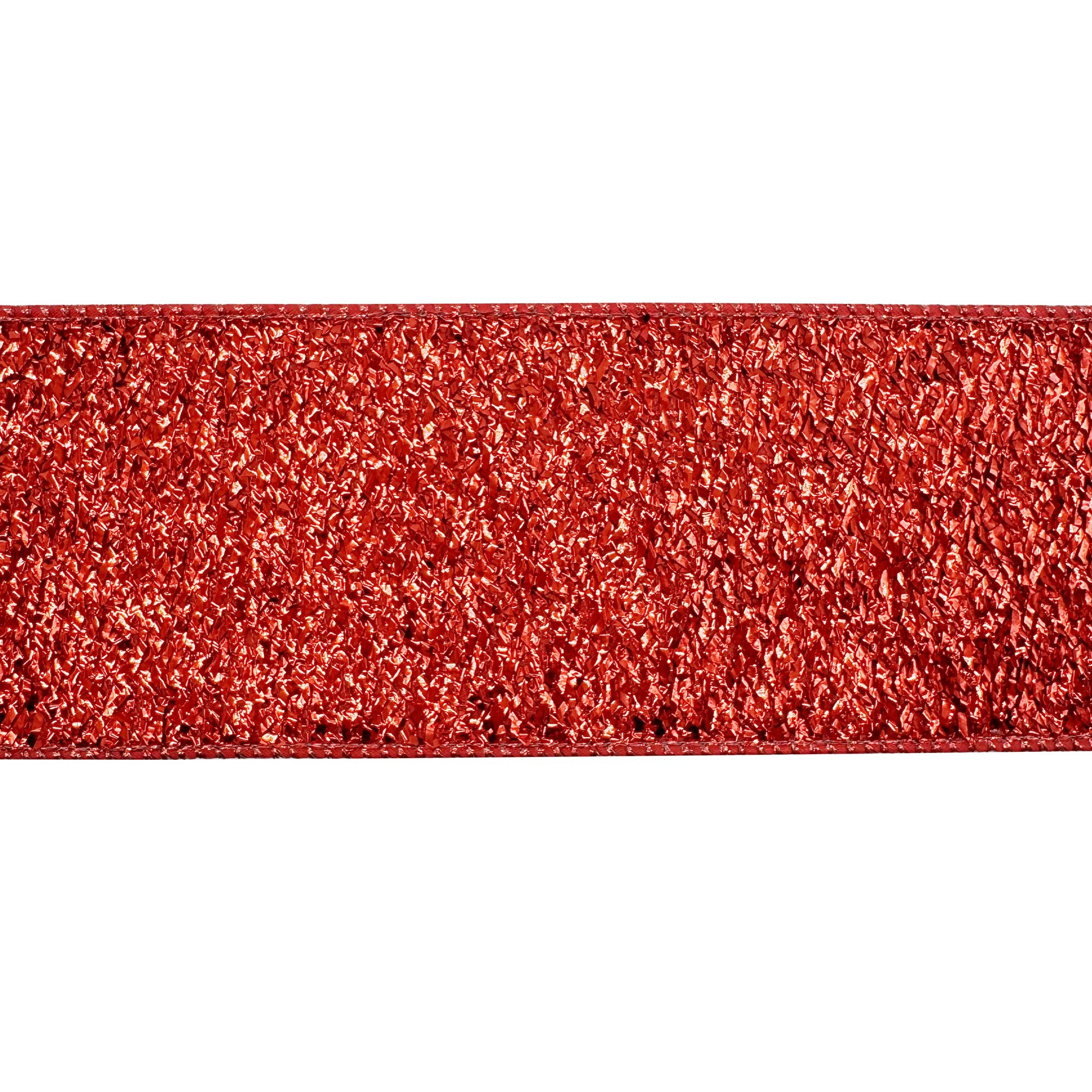slide 2 of 4, 20.5" Red Tinsel Tree Bow By Celebrate It, 11 in x 20.5 in