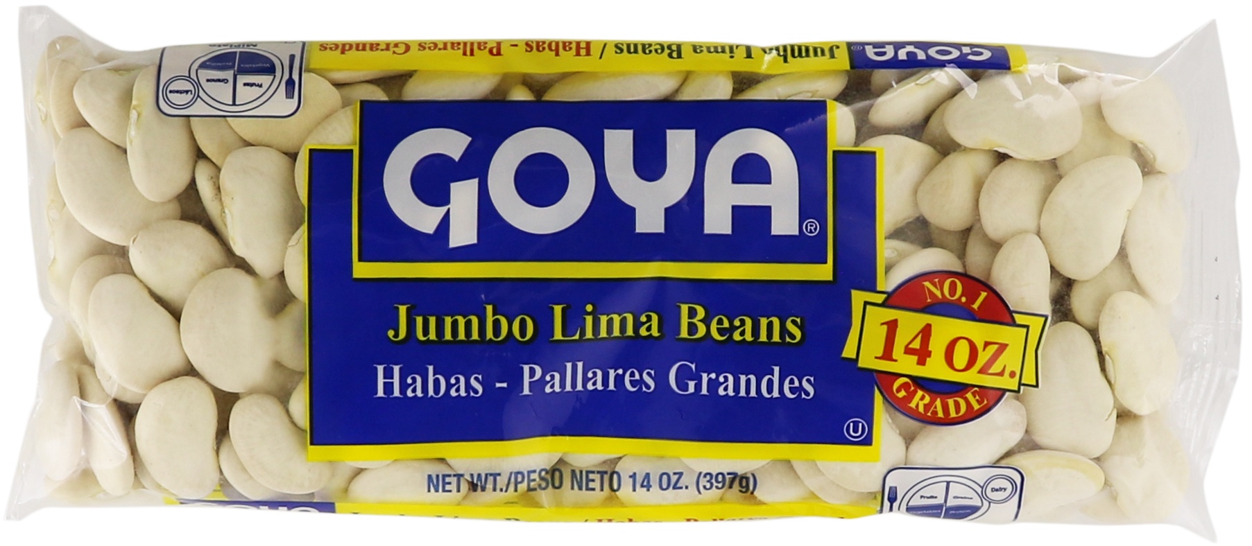 slide 1 of 1, Goya Jumbo Lima Beans, 14 oz