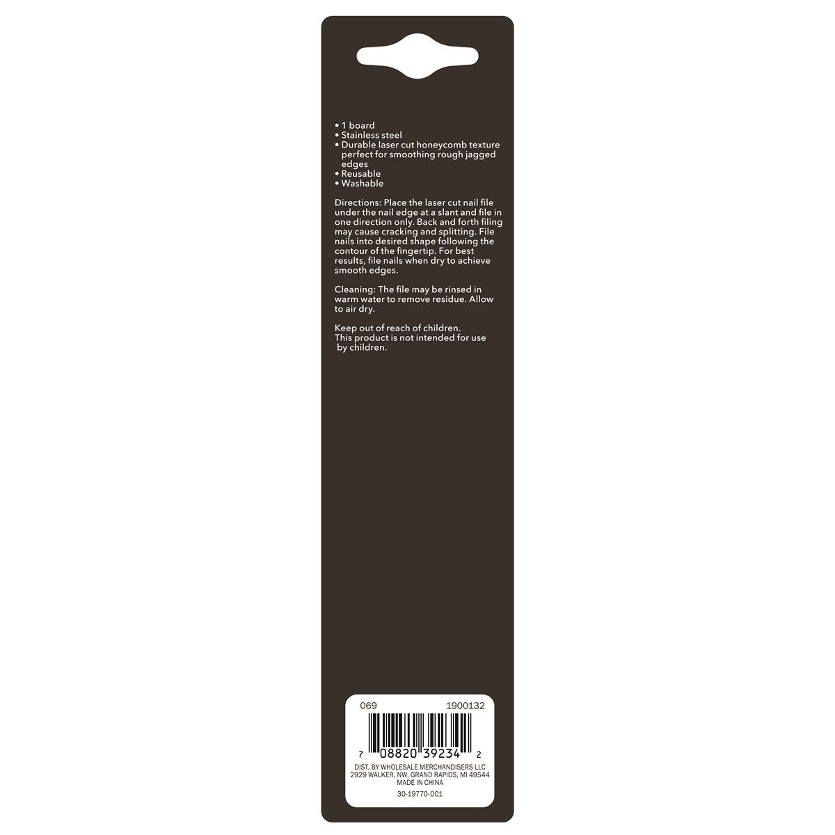 slide 3 of 5, Studio M Pro Laser Cut Nail File, 1 ct