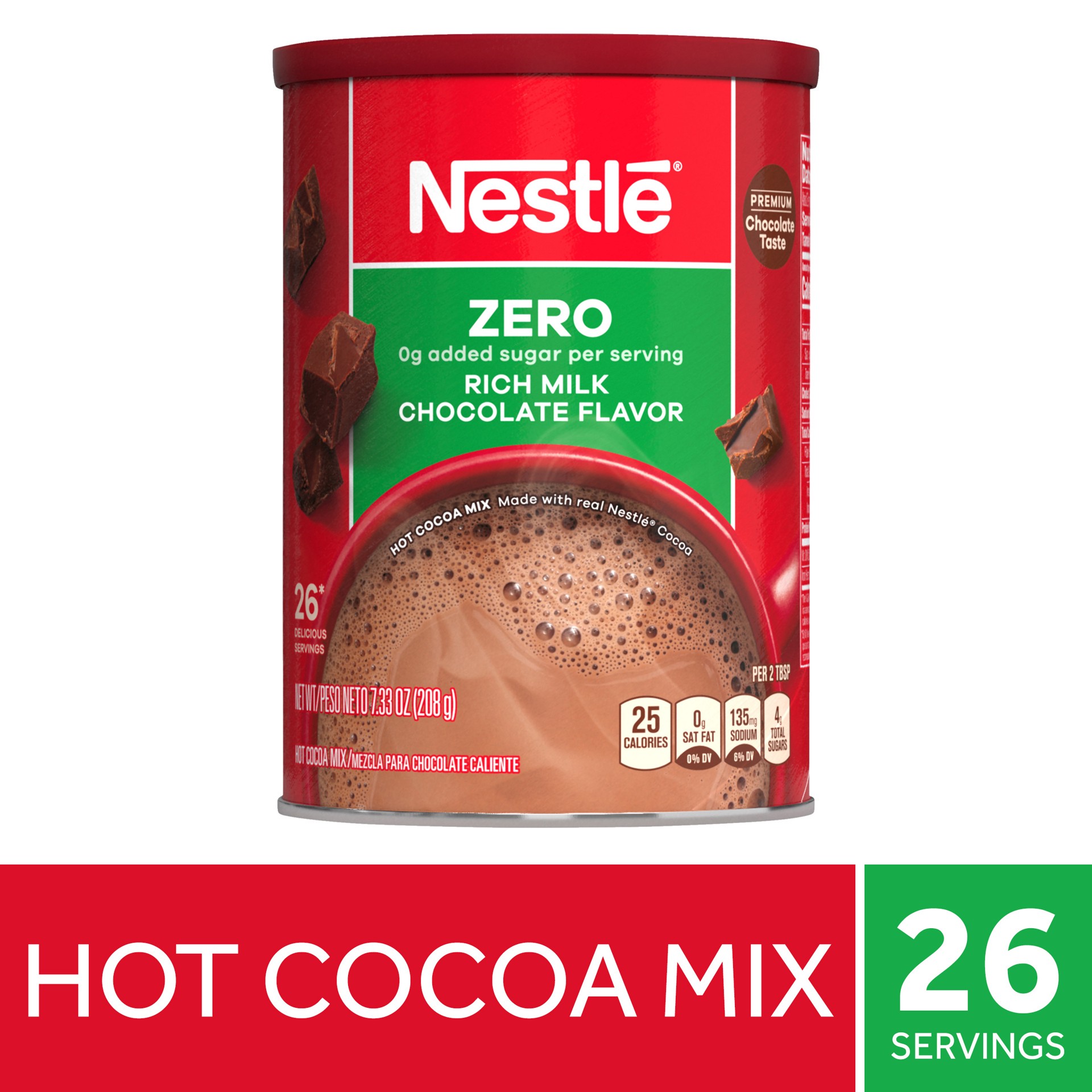 slide 1 of 6, Nestlé Fat Free Rich Milk Chocolate Hot Cocoa Mix, 7.33 oz