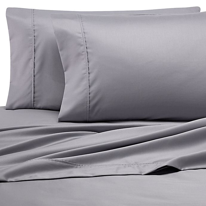 slide 1 of 1, Heartland Homegrown 500-Thread-Count Cotton Wrinkle-Resistant Full Sheet Set - Grey, 1 ct