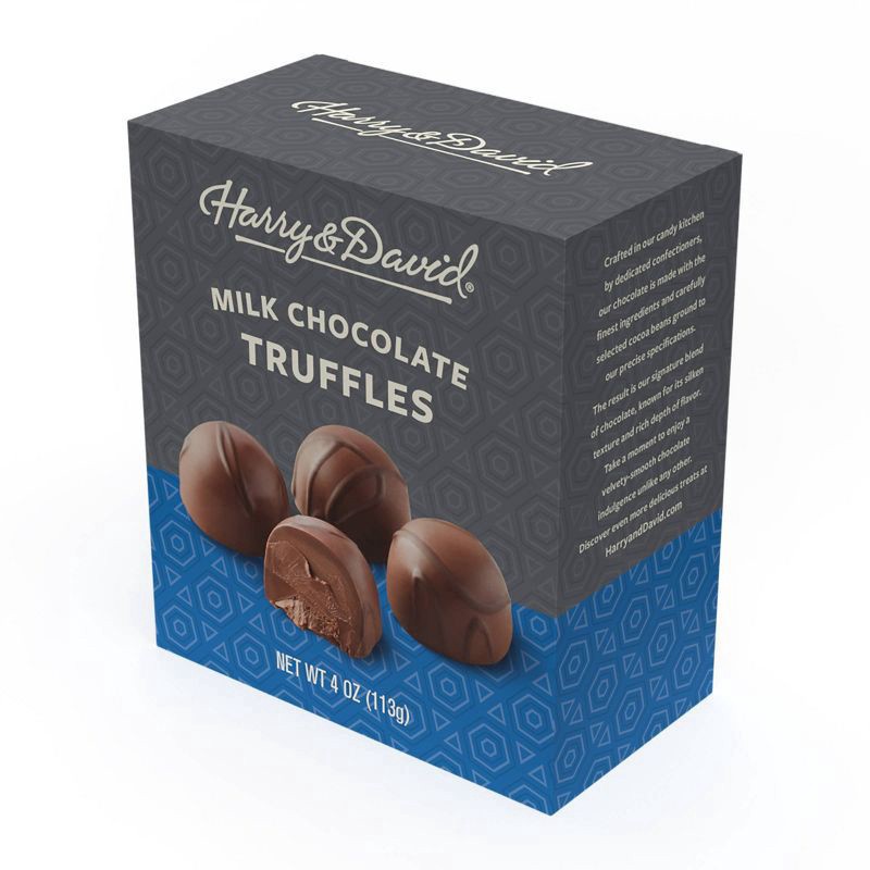 slide 2 of 5, Harry & David Truffle Milk Chocolate - 4oz, 4 oz