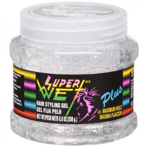 slide 1 of 1, Super Wet Clear Hair Styling Gel Maximum Hold, 8.8 oz