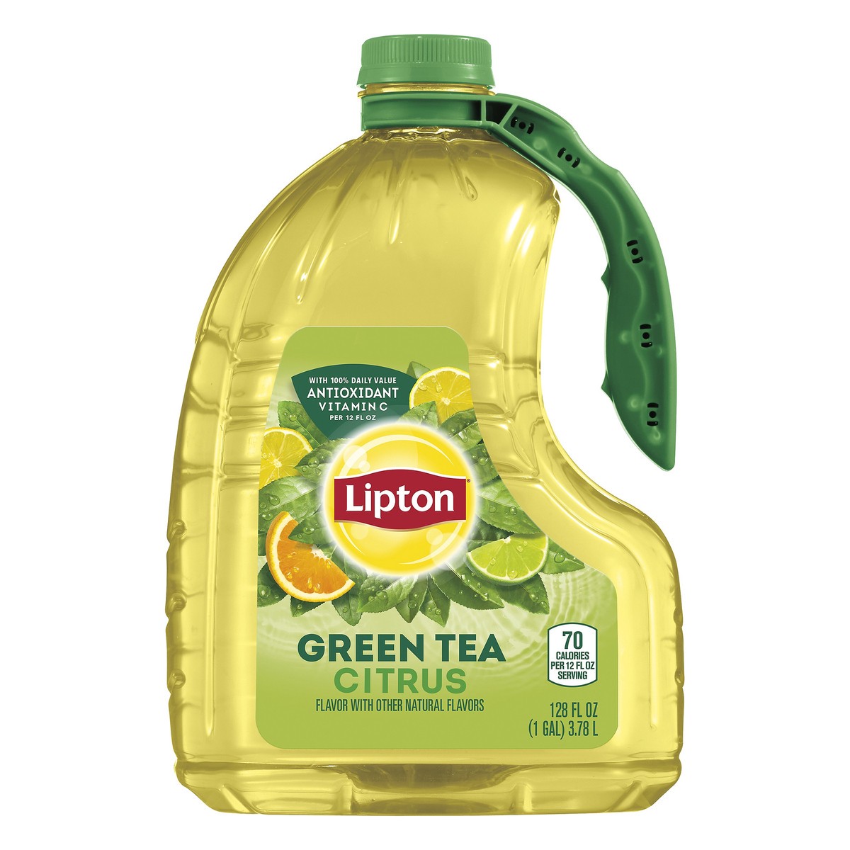 slide 1 of 2, Lipton Citrus Green Tea 128 oz, 128 fl oz