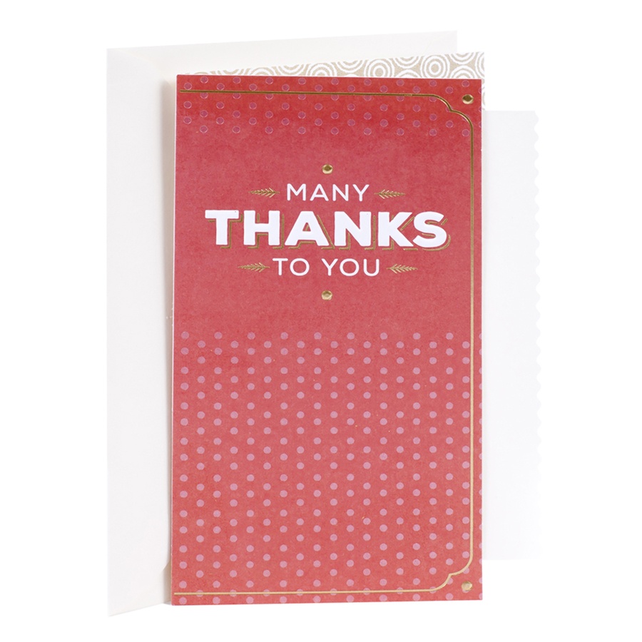 slide 1 of 1, Hallmark Flagship You're Appreciated Thank You Greeting Card S7, 1 ct