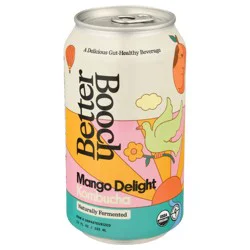 Better Booch Mango Delight Kombucha 12 fl oz