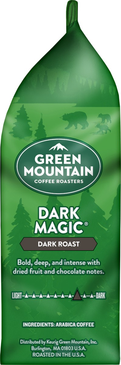 slide 6 of 7, Green Mountain Coffee Roasters, Dark Magic, Ground Coffee, Dark Roast, Bagged 12oz., 12 oz