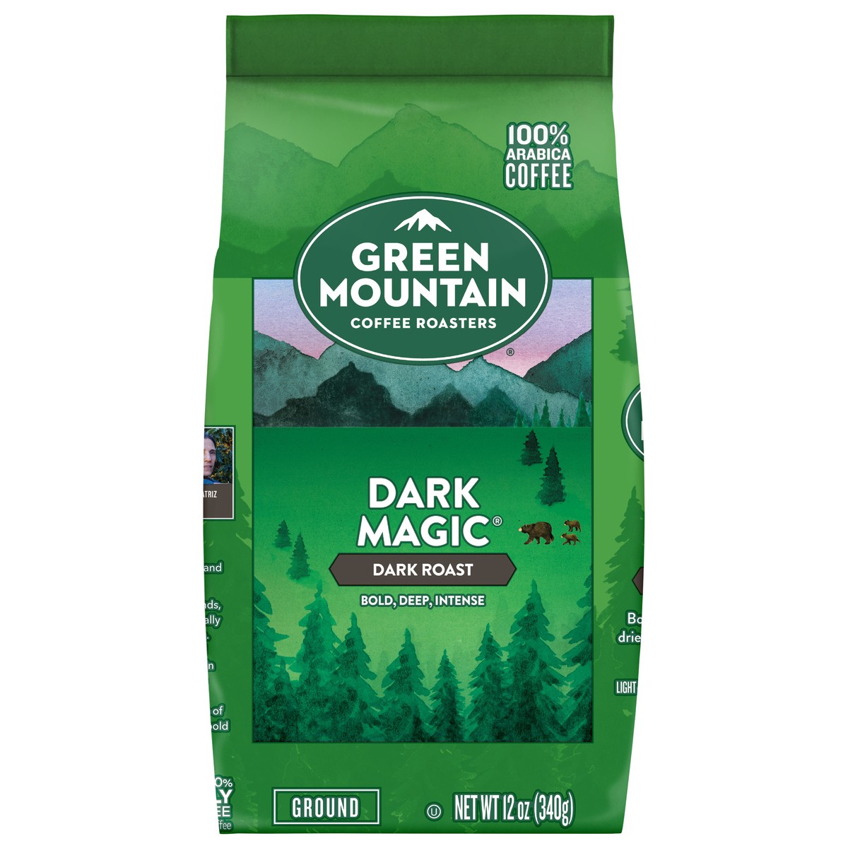 slide 1 of 7, Green Mountain Coffee Roasters, Dark Magic, Ground Coffee, Dark Roast, Bagged 12oz., 12 oz