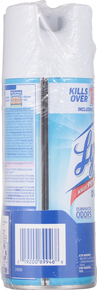 slide 7 of 9, Lysol Crisp Linen Scent Disinfectant Spray Value Pack = 2 - 12.5 oz Cans, 2 ct