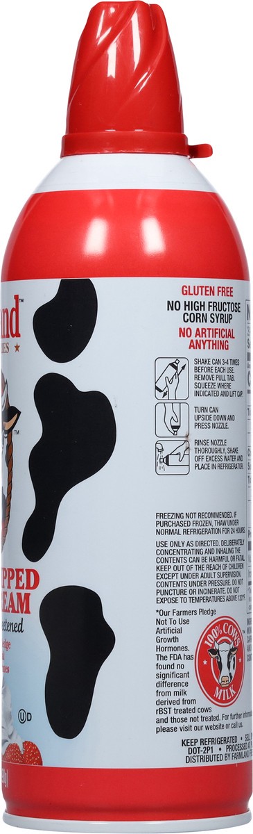 slide 9 of 13, Farmland Real Whipped Light Cream 7 oz, 7 oz