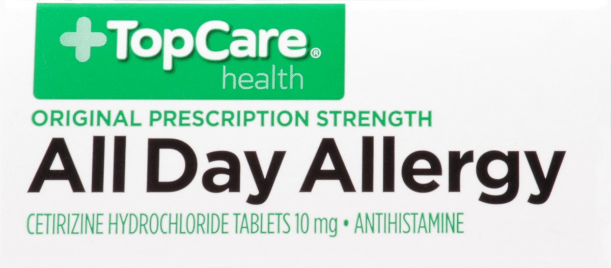 slide 11 of 16, TopCare Health Original Prescription Strength 10 mg All Day Allergy 90 Tablets, 90 ct