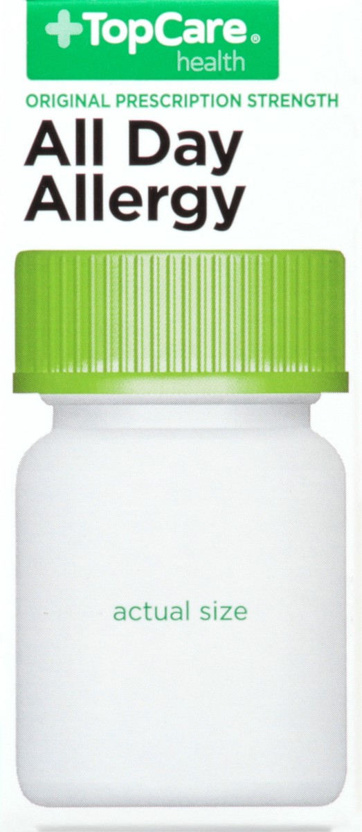 slide 4 of 16, TopCare Health Original Prescription Strength 10 mg All Day Allergy 90 Tablets, 90 ct