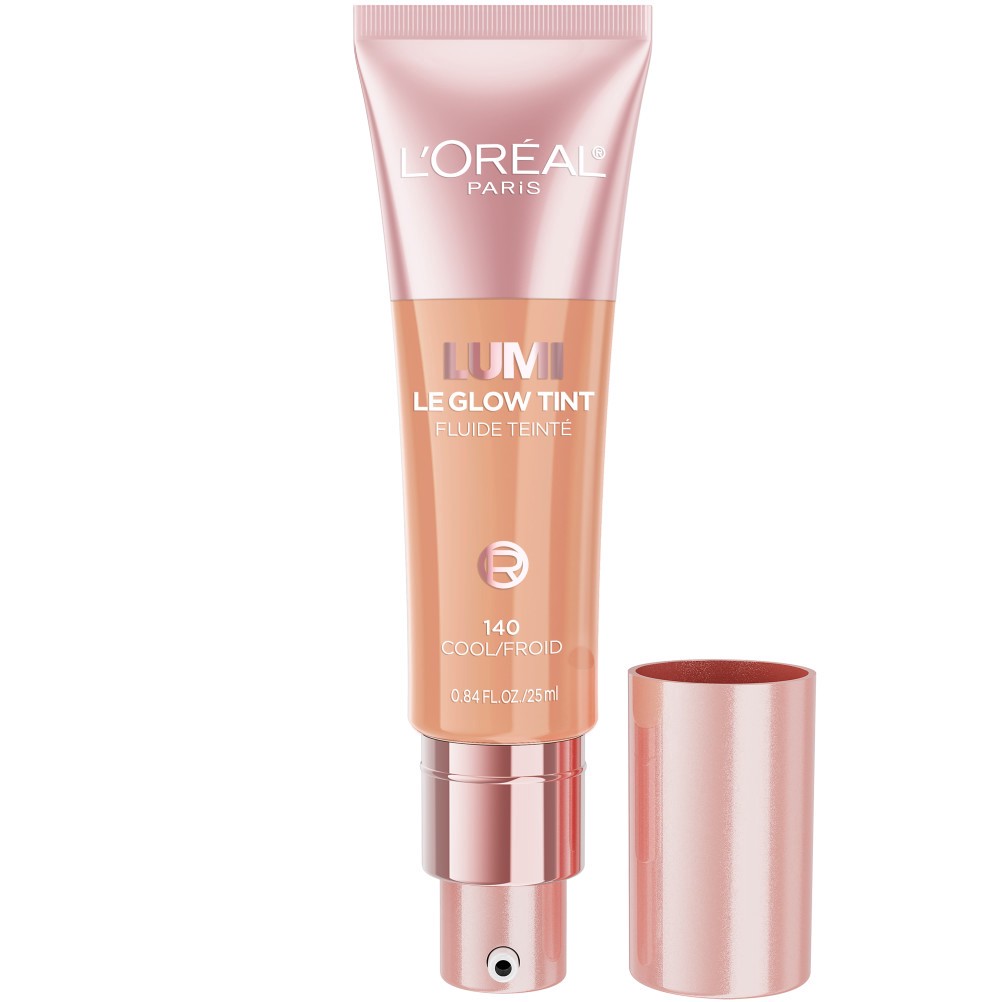 slide 1 of 1, LOREAL L'Oreal Paris Lumi Skin Glow Tint, C140, 0.85 oz