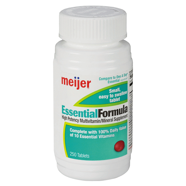 slide 1 of 1, Meijer Essential Formula, 250 ct