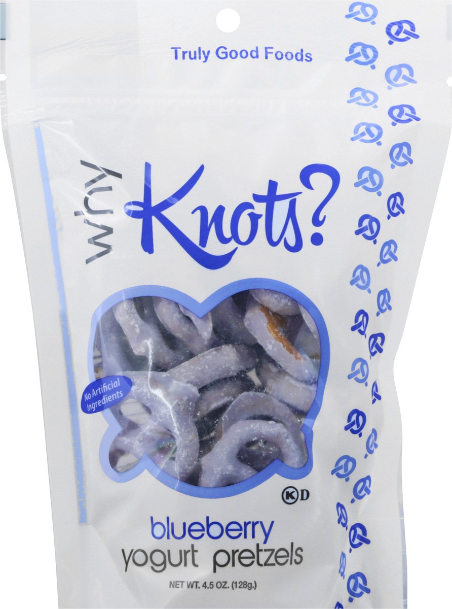 slide 9 of 11, Truly Good Foods Blueberry Yogurt Pretzels, 4.5 oz