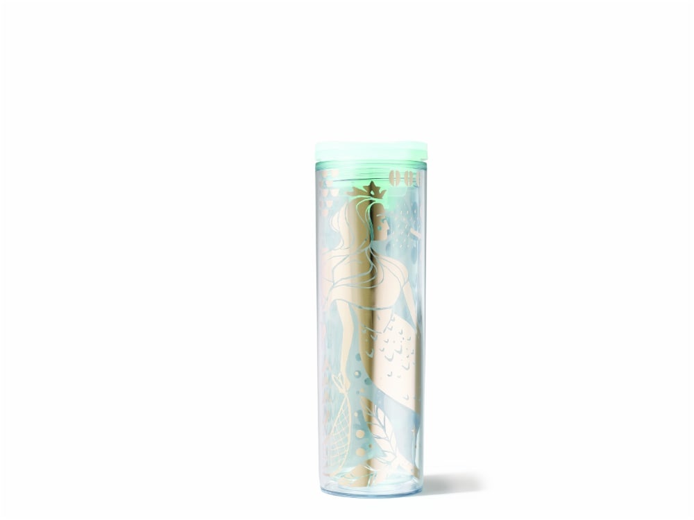 slide 1 of 1, Starbucks Tumbler Gold Siren, 16 oz