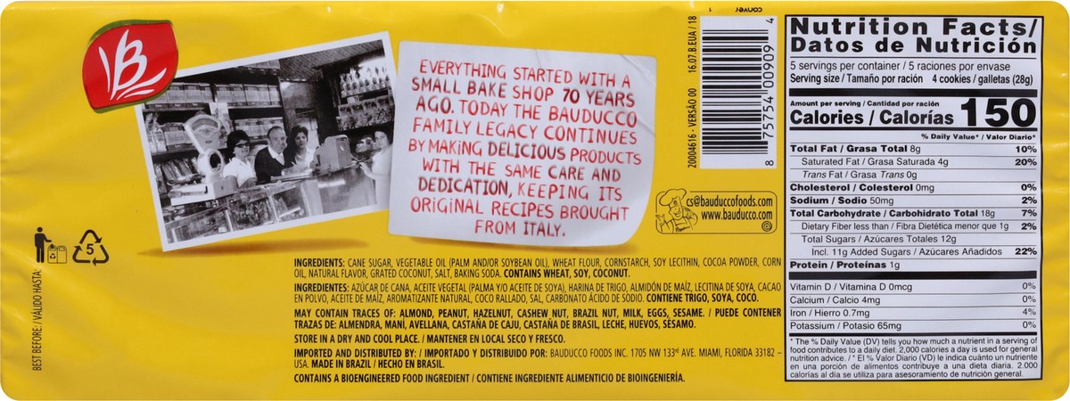 slide 7 of 14, Bauducco Coconut Wafer 5.0 oz, 5 oz
