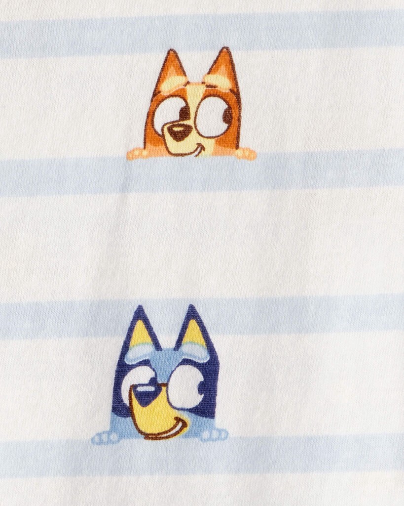 slide 2 of 2, Carter's Toddler Striped Bluey Short-Sleeve Graphic Tee Multi 5T, 1 ct