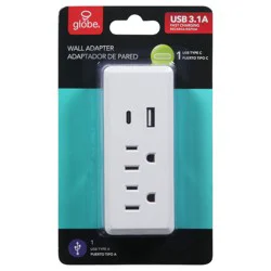 Globe USB 3.1A Wall Adapter 1 ea