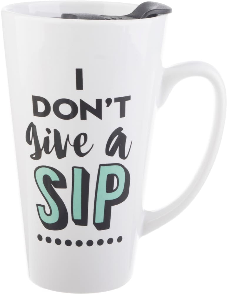 slide 1 of 1, Formation Brands I Don'T Give A Sip Latte Mug - White, 12 oz