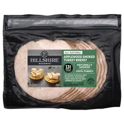 HILLSHIRE Applewood Smoked Turkey Breast, Fully Cooked