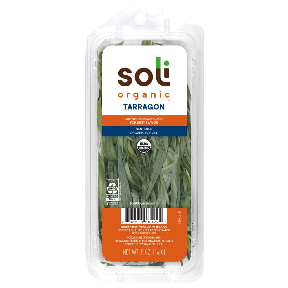 slide 1 of 1, Soli Organic Tarragon, 0.5 oz