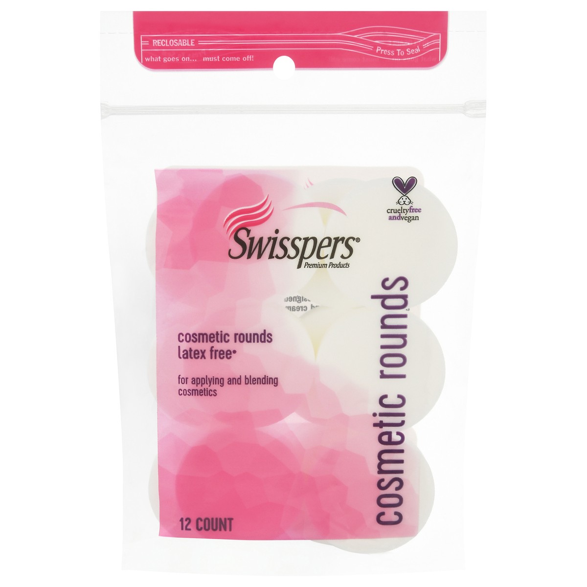 slide 7 of 10, Swisspers Cosmetic Rounds, 1 ct