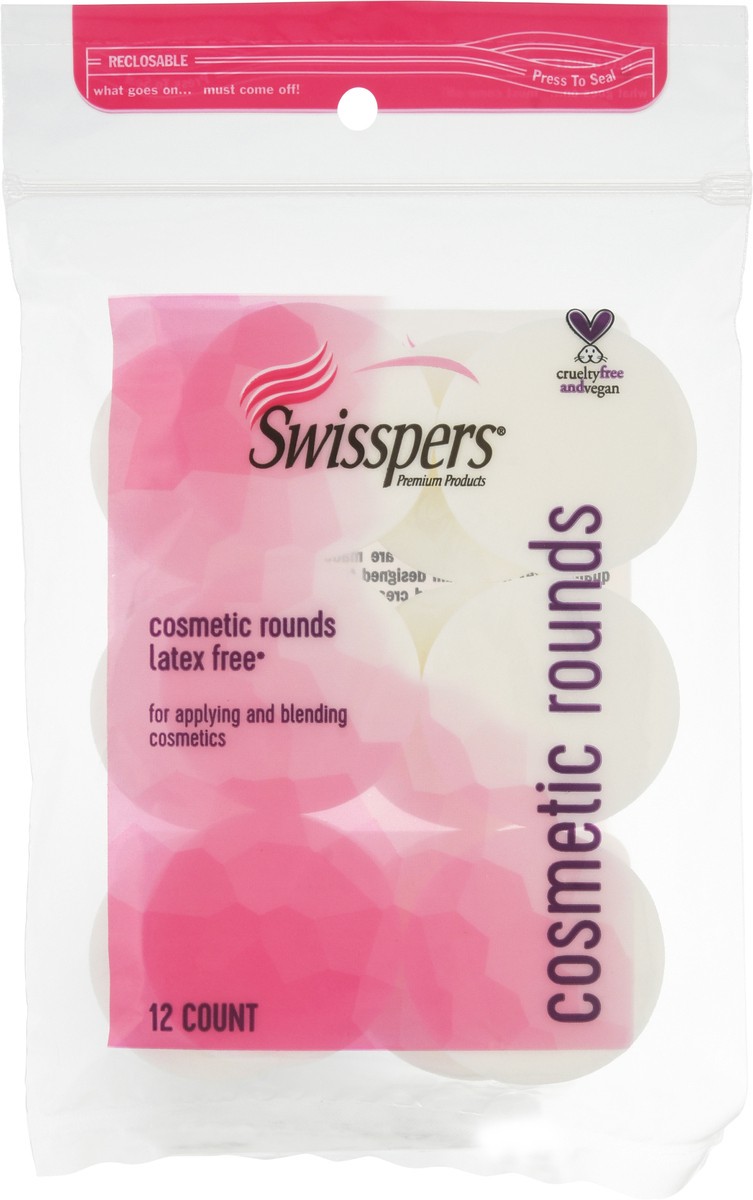 slide 1 of 10, Swisspers Cosmetic Rounds, 1 ct