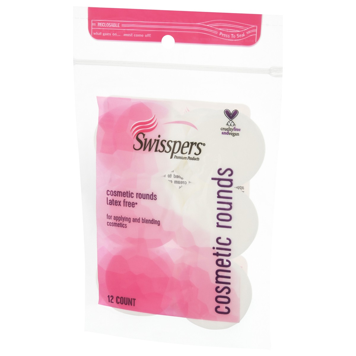 slide 5 of 10, Swisspers Cosmetic Rounds, 1 ct