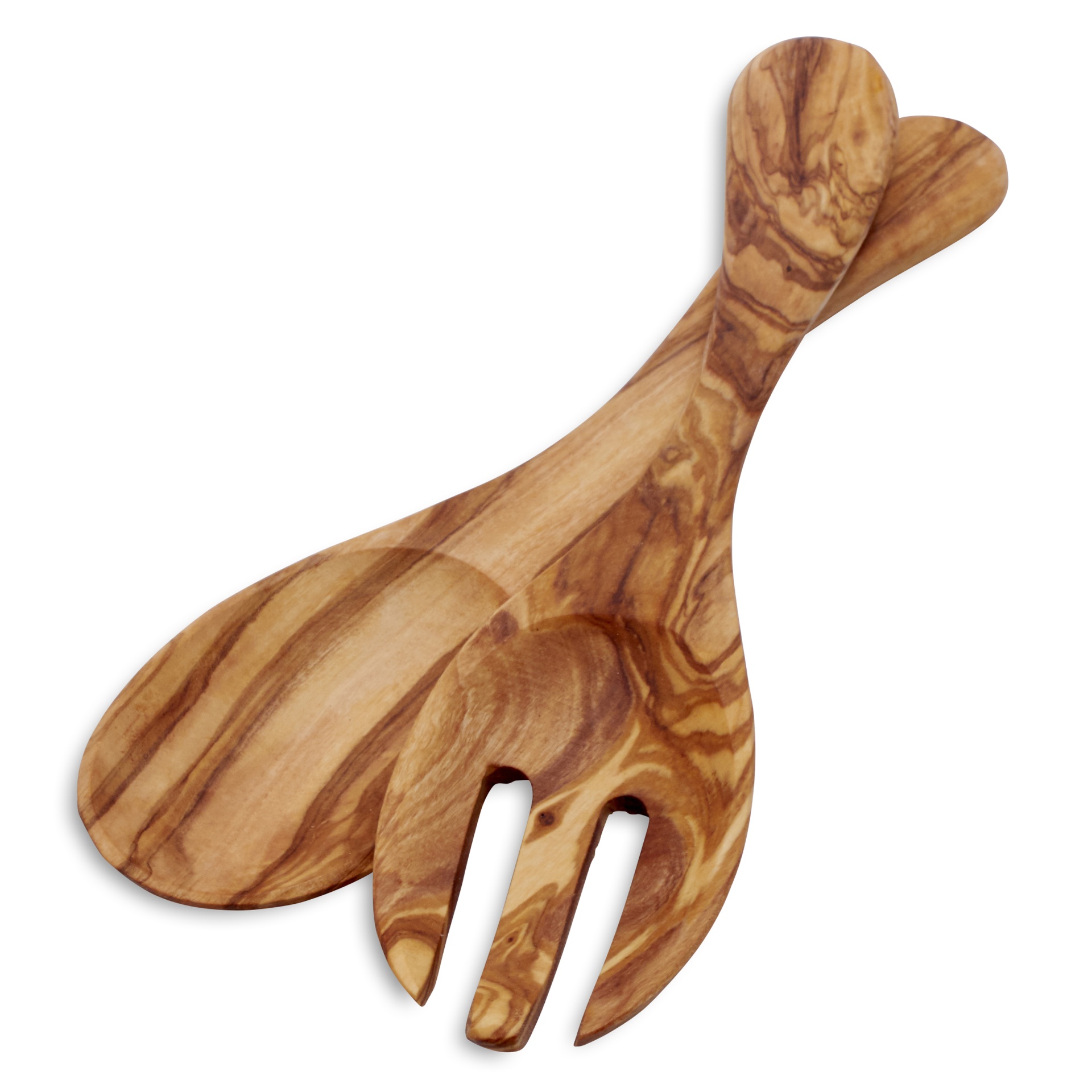 slide 1 of 1, Sur La Table Italian Olivewood Salad Hands, 2 ct