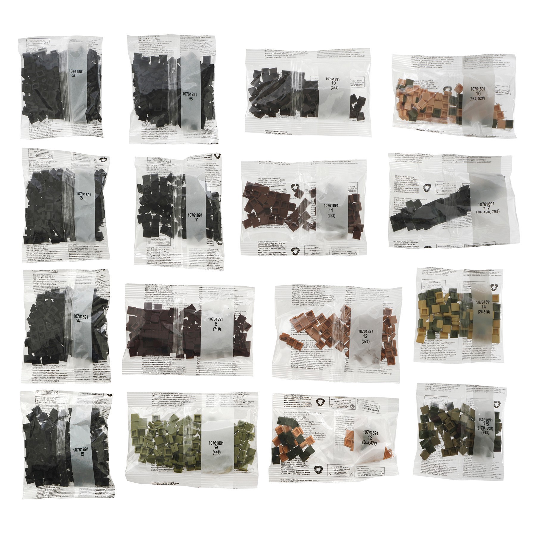 slide 4 of 6, 10" X 10" Mona Lisa Pixelated Brick Art Kit By Make Market, 10 in x 10 in